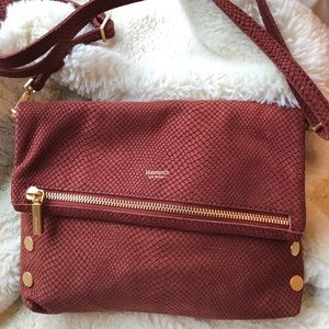 HAMMITT VIP MED SUEDE/SNAKESKIN EMBOSSING